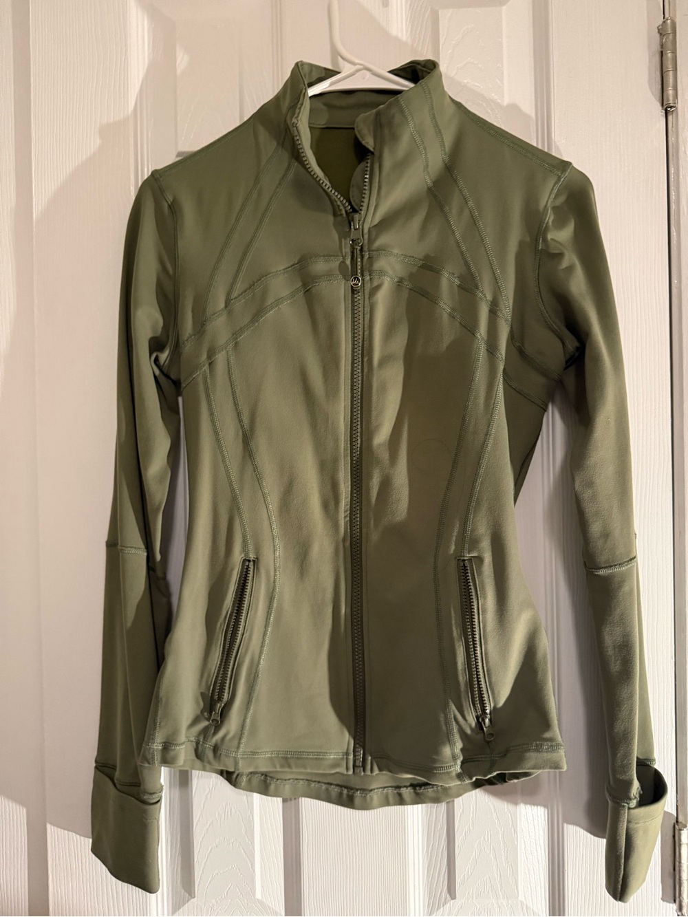 Queenieke Olive Green Women's Zip-Front Jacket